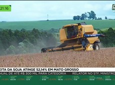Colheita da soja atinge 52,14% em Mato Grosso
