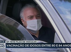 Ex-presidente Temer enfrenta fila para ser vacinado contra covid em SP