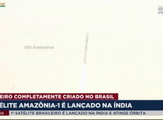 Satélite Amazônia-1 é lançado na índia