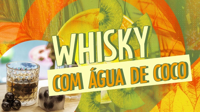 Whisky Com Gelo de Coco 