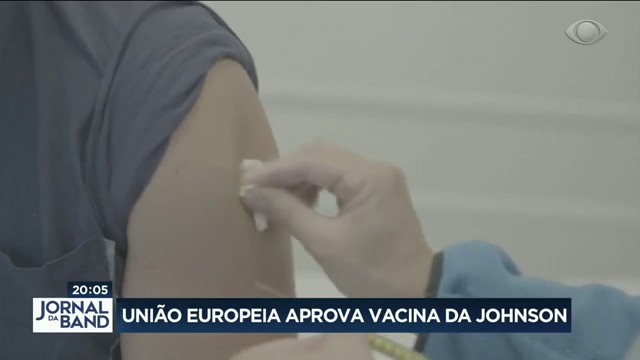 União Europeia aprova vacina da Johnson Reprodução TV