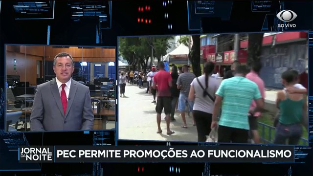 PEC permite promoções ao funcionalismo  Reprodução TV