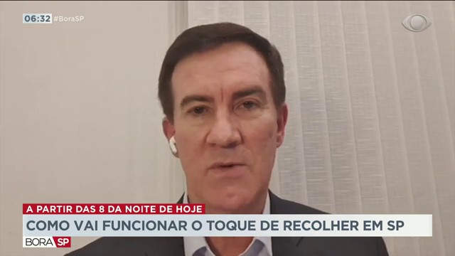 Como vai funcionar o toque de recolher em SP Reprodução TV