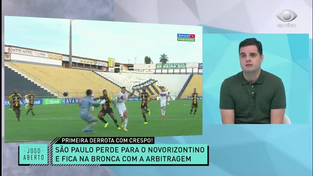 Jogo Aberto repercute pênalti em Luciano Reprodução TV