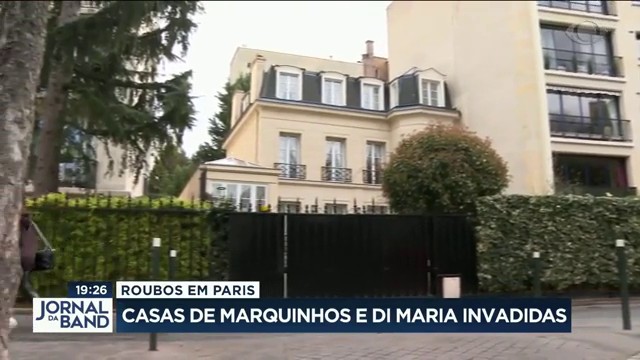 Roubos em Paris: casas de Marquinhos e Di Maria são invadidas Reprodução TV