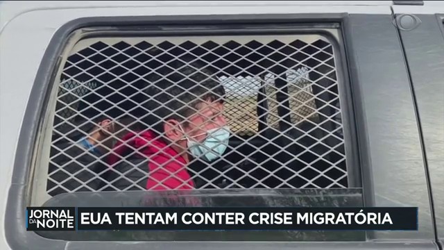 Estados Unidos enfrentam nova crise migratória Reprodução TV