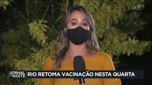 Rio retoma vacinação após chegada de doses da vacina do Butantan Reprodução TV