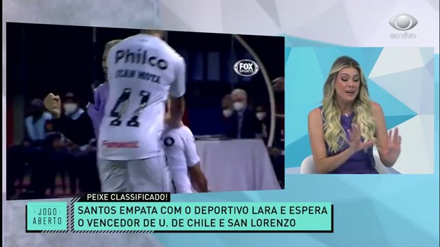 Renata e Denílson comentam classificação do Santos na Libertadores