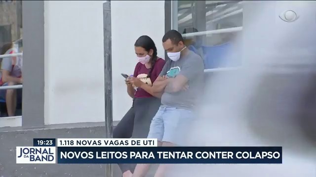 Governo de SP anuncia novos leitos para conter colapso Reprodução TV