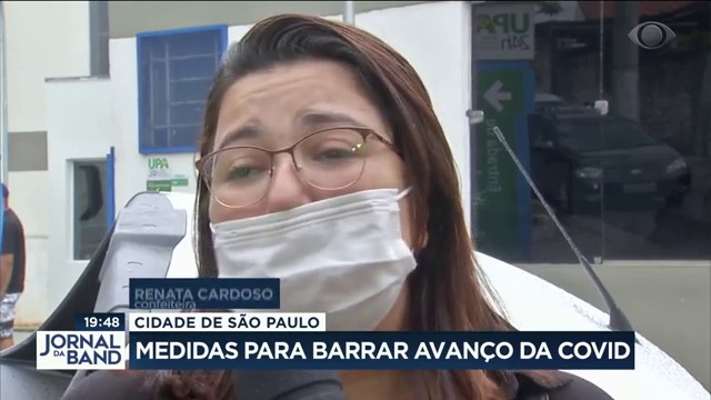 Medidas para barrar avanço da covid-19 Reprodução TV