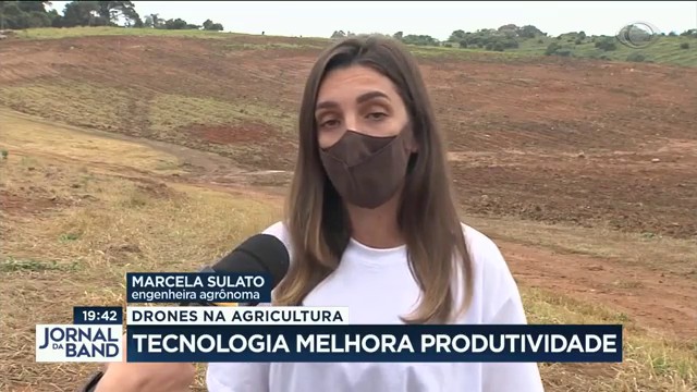 Drones na agricultura: tecnologia melhora a produtividade Reprodução TV