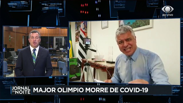 Major Olimpio tem morte cerebral após 15 dias internado em UTI Reprodução TV