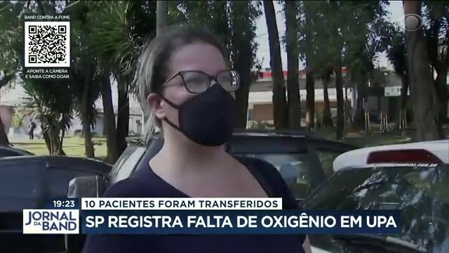 Cidade de SP tem falta de oxigênio  e 10 pacientes são transferidos