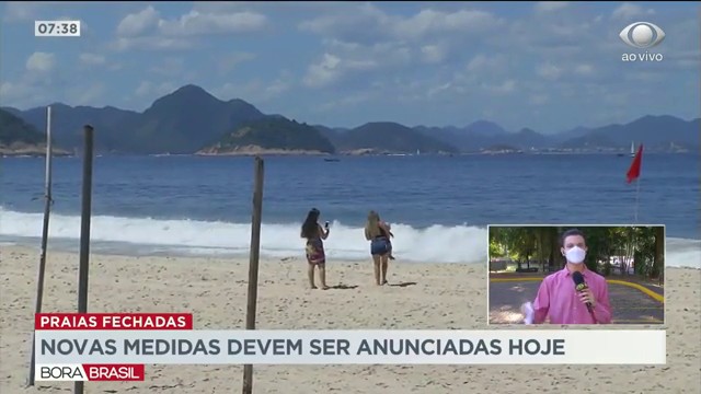 Medidas de restrição são desrespeitadas no Rio de Janeiro Reprodução TV