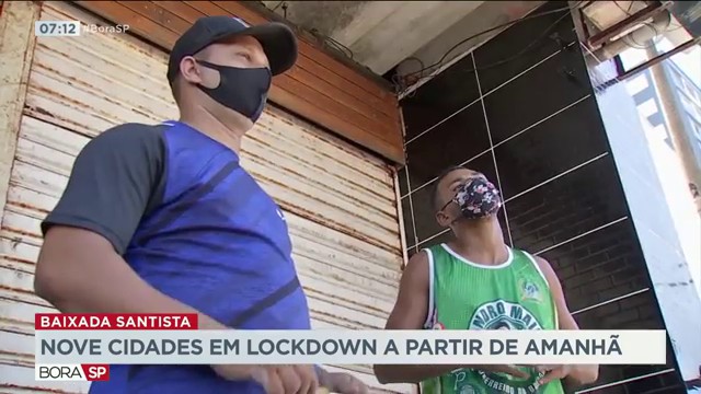 Nove cidades vão fechar tudo no litoral de SP Reprodução TV