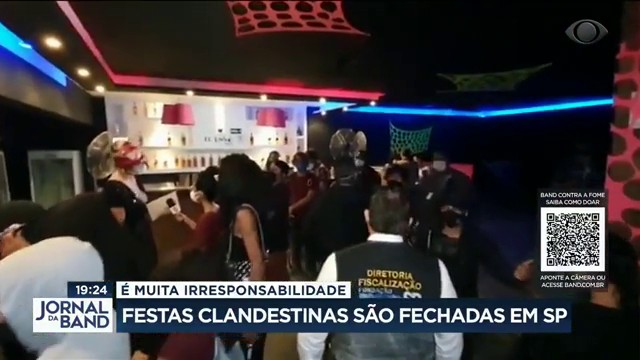 É muita irresponsabilidade: festas clandestinas são fechadas em SP Reprodução TV