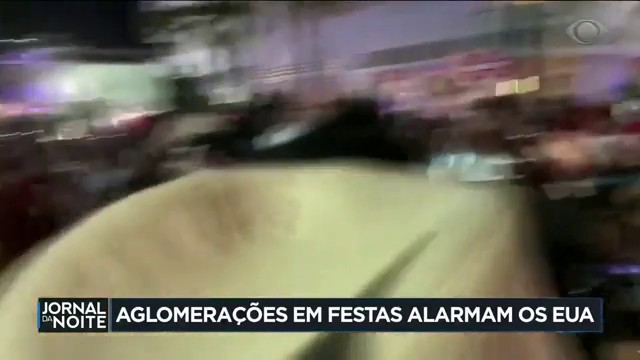 EUA: aglomerações durante o Spring Break alarmam autoridades Reprodução TV