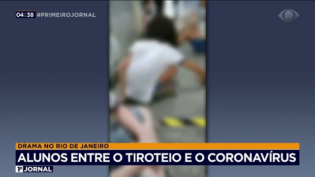 Alunos entre o tiroteio e o coronavírus no Rio de Janeiro