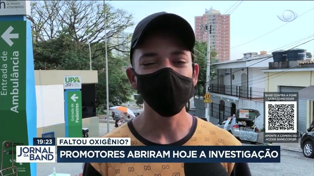 Promotores investigam falta de oxigênio Reprodução TV