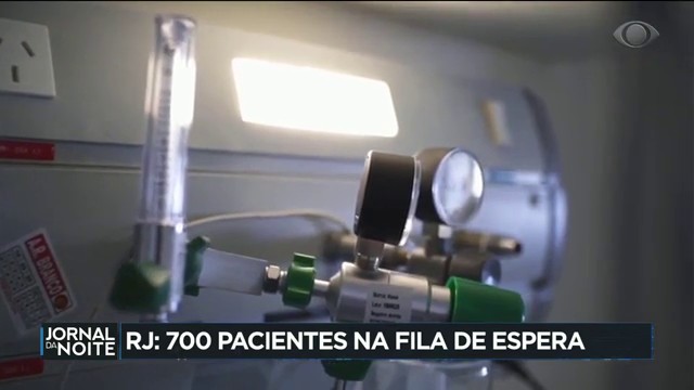 Mais de 700 pacientes esperam por leitos no Estado do Rio Reprodução TV