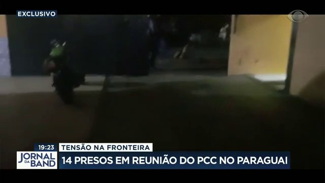 Tensão na fronteira: 14 presos em reunião do PCC no Paraguai Reprodução TV