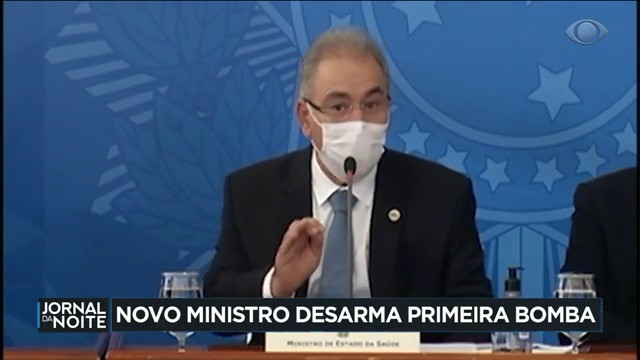 Novo ministro desarma primeira bomba Reprodução TV