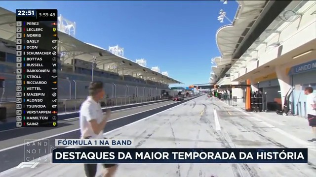 Destaques da maior temporada de Fórmula 1 da história Reprodução TV