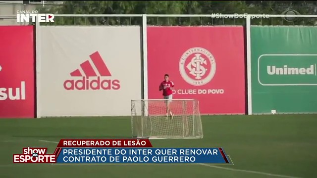 ELE VOLTOU! GUERRERO RETORNA AOS GRAMADOS E ESTUDA RENOVAÇÃO NO INTER Reprodução TV