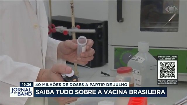 Vem aí a Butanvac, vacina contra covid 100% brasileira Reprodução TV