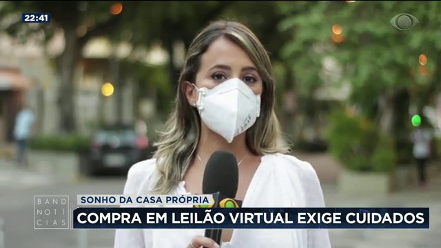 Compra em leilão virtual exige cuidados Reprodução TV