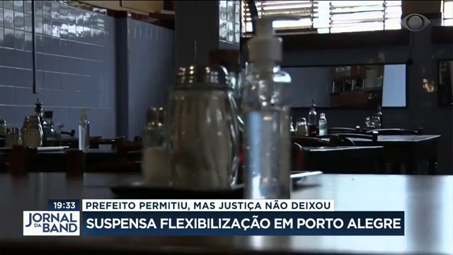 Suspensa a flexibilização da economia em Porto Alegre Reprodução TV