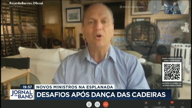 Novos ministros: desafios após dança das cadeiras Reprodução TV