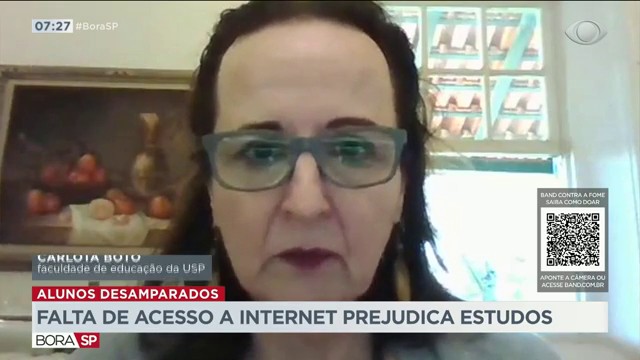 Falta de acesso à internet prejudica estudos Reprodução TV