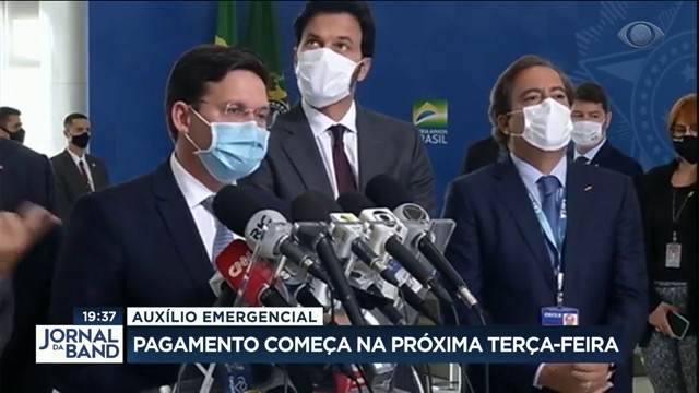 Pagamento de auxílio começa na próxima terça Reprodução TV