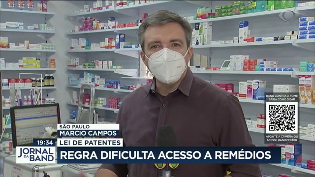 Brecha na Lei de Patentes dificulta acesso a remédios Reprodução TV