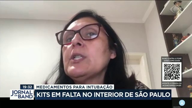 Faltam kits de intubação no interior paulista Reprodução TV