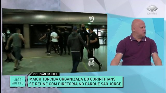 Jogo Aberto comenta conversa entre torcida e diretoria do Corinthians Reprodução TV