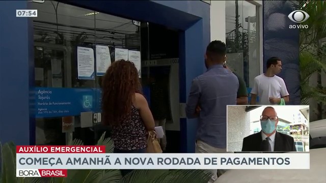 Começa nesta terça-feira a nova rodada de pagamentos do auxílio Reprodução TV