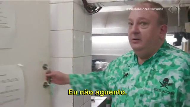 Temperatura na cozinha chega a 45 ºC e Jacquin passa mal Reprodução TV