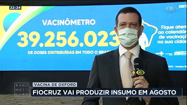 Municípios podem ficar sem remédios para intubação nos próximos dias Reprodução TV