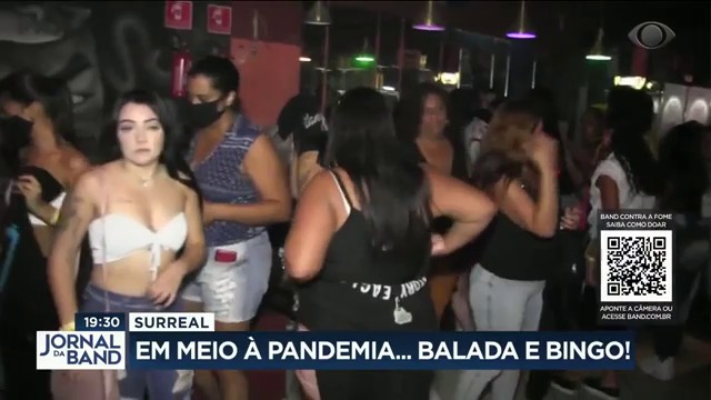 Balada e bingo na pandemia: polícia fecha estabelecimentos em SP Reprodução TV