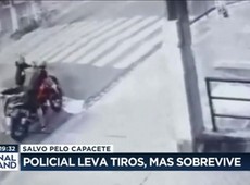 Milagre: Policial leva tiros, mas sobrevive