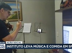 Ação social: Instituto leva música e comida em SP