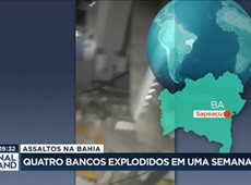 Quatro banco explodidos em uma semana