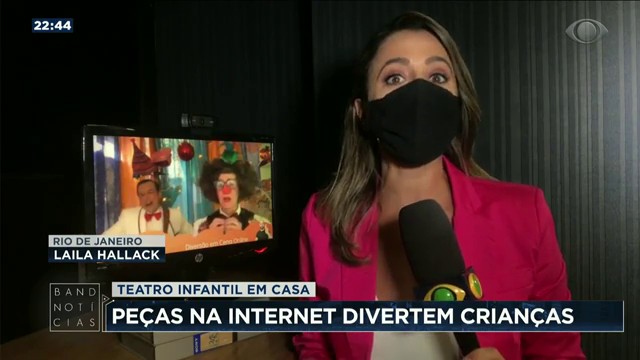 Peças na internet divertem crianças Reprodução TV