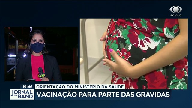 Ministério da Saúde orienta vacinar parte das grávidas Reprodução TV