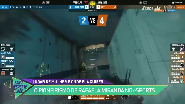 PIONEIRA! RAFAELA MIRANDA COMENTA SOBRE O eSPORTS Reprodução TV