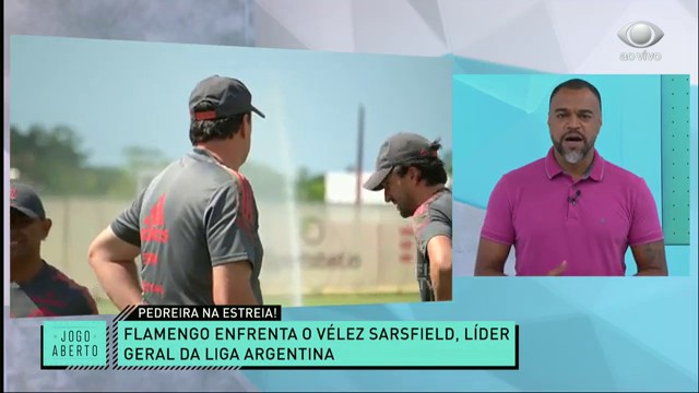 Jogo Aberto debate estreia do Mengão na Libertadores Reprodução TV