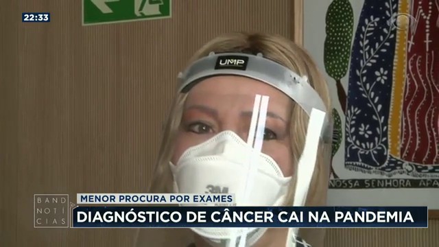 Com menor procura por exames, diagnósticos de câncer caem na pandemia Reprodução TV