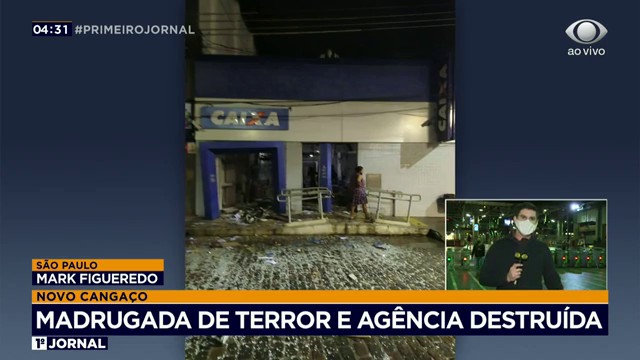 Criminosos explodiram uma agência bancária em Salvador